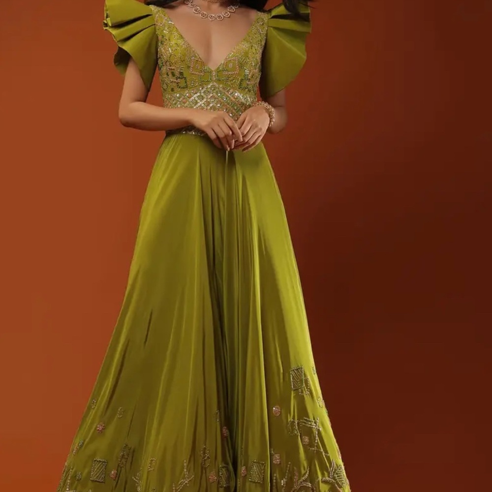 Green Indian jumpsuit/romper